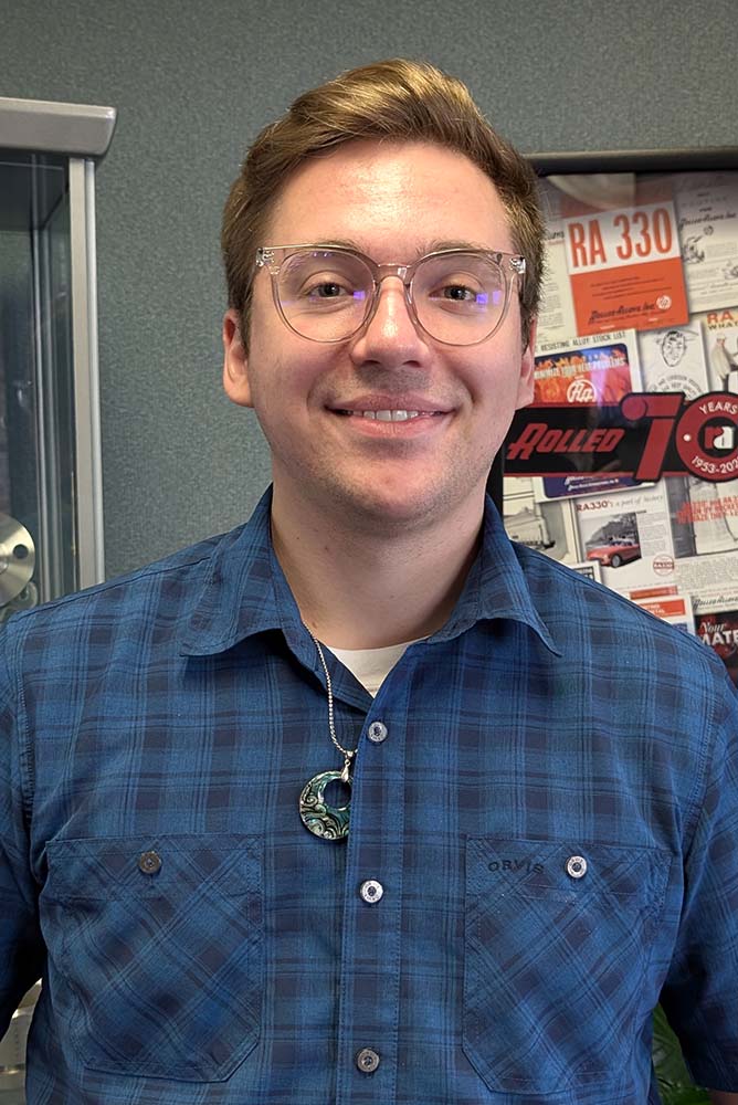 Rolled Alloys Intern Collin Parker
